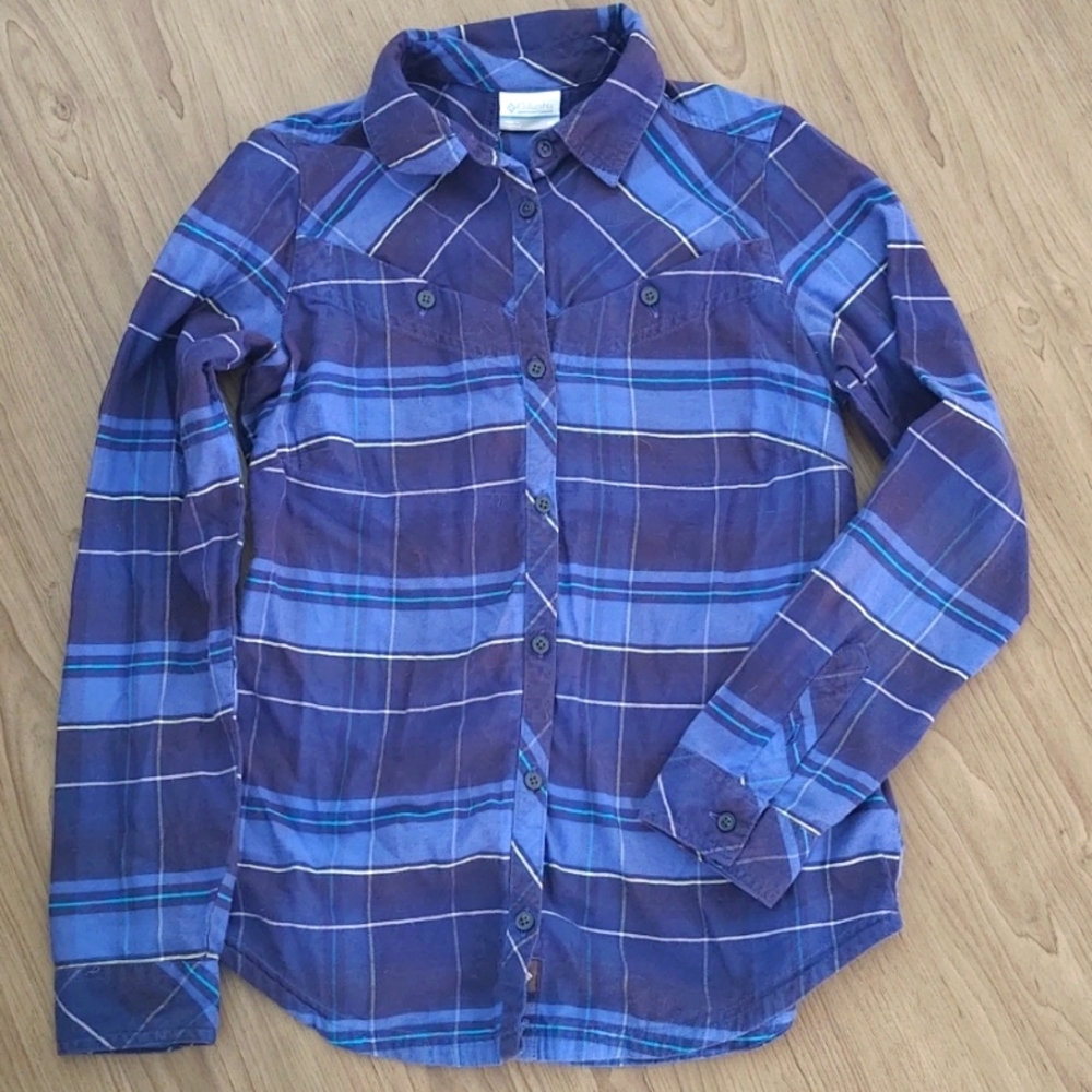Columbia flannel button down